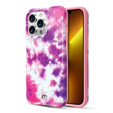 Pink and Purple Sunset Tie-Dye Chic Series Apple iPhone 13 Pro Case. SKU-RIP13PCSFSSM416 Barcode - 885126697293