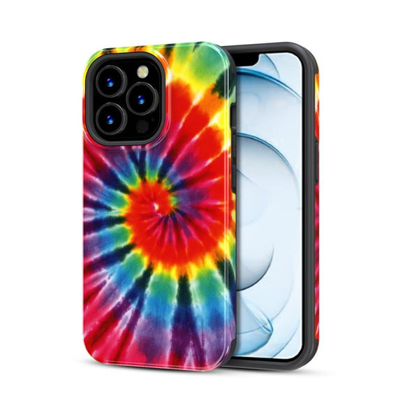 MyBat Pro - Tie Dye Rainbow Swirl Fuse Series iPhone 13 Pro Max Case - Cell Phone Case - RIP13PMCSD5RM009 - 885126692861