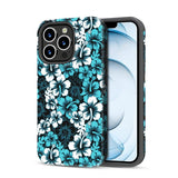 MyBat Pro - Blue Hibiscus Flowers Fuse Series iPhone 13 Pro Max Case - Cell Phone Case - RIP13PMCSD5RM012 - 885126692908