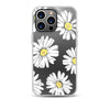 Back view of Happy Daisies Mood Diamond Series Apple iPhone 13 Case.