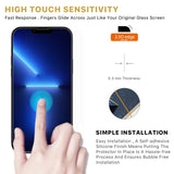 Fast response high touch sensitivity and simple installation for standard MyBat Pro iPhone 13 Pro Max Screen Protector