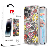 MyBat Pro Mood Series MagSafe Case (with Diamonds) for Apple iPhone 15 Pro Max (6.7) - Seashell