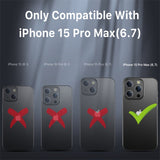 MyBat Pro Stealth Series w/ MagSafe Case for Apple iPhone 15 Pro Max (6.7) - Blue / Black