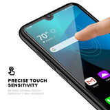 Image displaying the tempered glass precise touch sensitive feature 