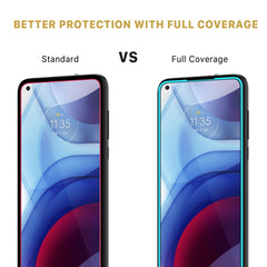 Full Coverage Tempered Glass Screen ProtectorMoto G Power 2021