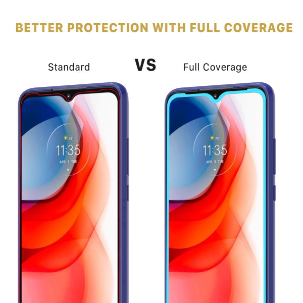 Full Coverage Tempered Glass Screen ProtectorMoto G Play 2021