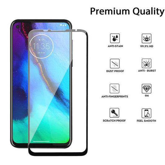 Full Coverage Tempered Glass Screen ProtectorMoto G Stylus 5G 2022