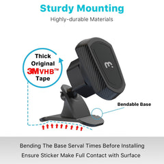 3 - in - 1 Magnetic Phone Car MountMyBat Pro