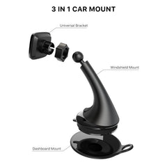Magnetic Lock - Grip Windshield MountMyBat Pro