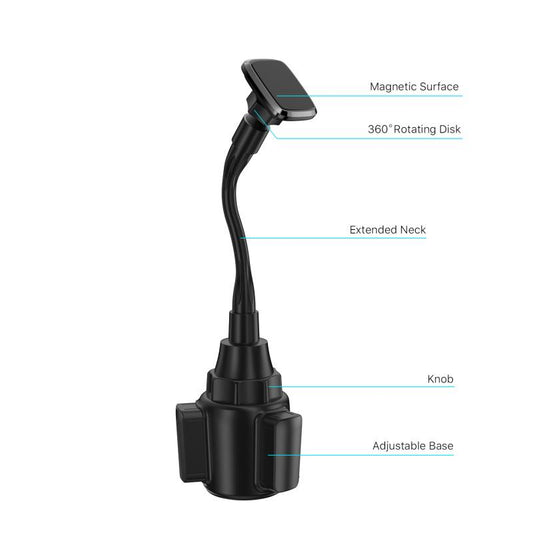Universal Magnetic Cup Holder MountMyBat Pro