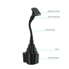 Universal Magnetic Cup Holder MountMyBat Pro