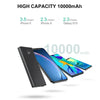 10,000 mAh High Capacity charging