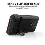 The Power Bank Charger's built-in kickstand