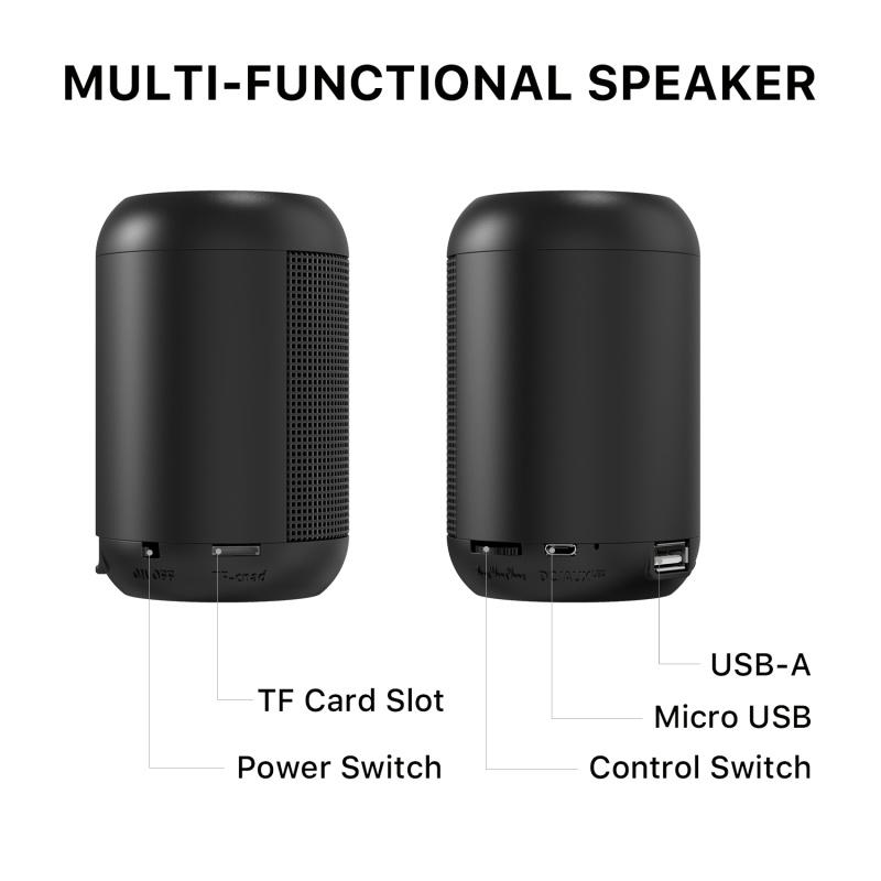 ATI Mini Portable Bluetooth 5.0 Speaker