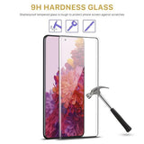 The tempered glass has a 9H hardness that is shatterproof and protects the Samsung Galaxy S21 Ultra's screen against scratches, impact or drops.