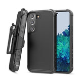 MYBAT PRO Shockproof Maverick Series Case for Samsung S22 Plus 6.6 inch with Belt Clip Holster, Heavy Duty Military Grade Drop Protective Case with Kickstand (No Screen Protector), Army Green
