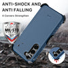 MyBat Pro Antimicrobial Maverick Series Case with Holster for Samsung Galaxy S23 - Black / Black