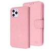 Rose Gold Smooth Element Wallet Case with Magnetic Closure Strap for Apple iPhone 12 and iPhone 12 Pro.