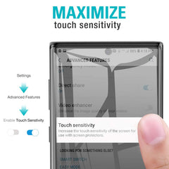 Full Coverage Tempered Glass Screen ProtectorGalaxy S10