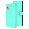 Teal Sleek Xtra Wallet Case With Magnetic Closure Strap for Motorola Moto G Stylus (2021).